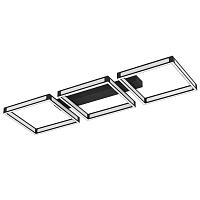 люстры 99789 потолочный светильник altaflor, led 36w, 3600lm, l990, b295, h70, сталь, черный/пластик, белый, доставка по Казахстану 