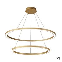 подвесной светильник crystal lux fortuna sp123w led gold crystal lux 1810/302n, доставка по Казахстану 