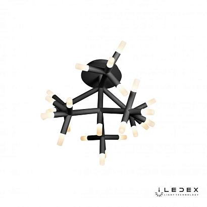 Потолочные Потолочная светодиодная люстра iLedex Savage FS-017-X25 BK, доставка по Казахстану 