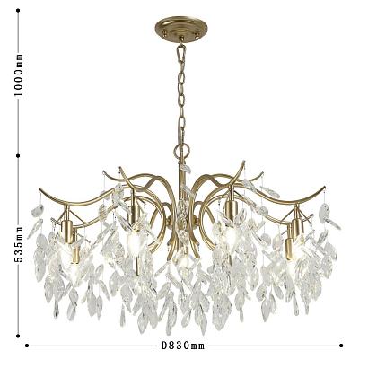 люстры подвесная люстра brillo 3003-9p, доставка по Казахстану 