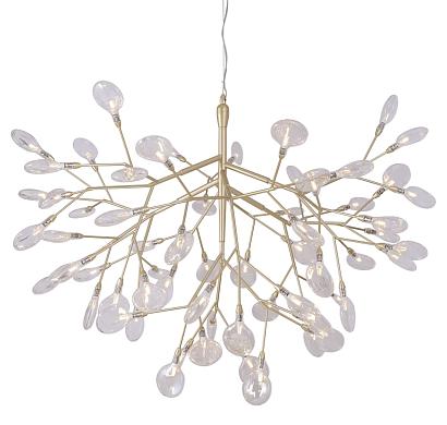 светильник подвесной crystal lux evita sp63 gold/transparent crystal lux 1692/263, доставка по Казахстану 