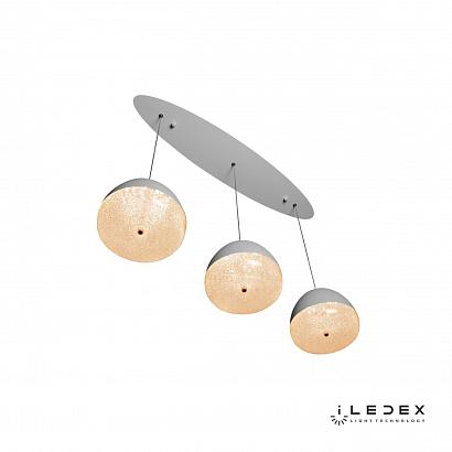 подвесной светодиодный светильник iledex flake wld8885-3a wh, доставка по Казахстану 