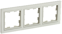 BRITE Рамка 3-мест. РУ-3-БрКр беж. IEK 