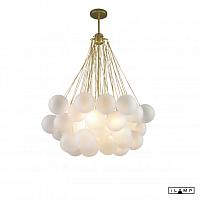 Дополнительная картинка Подвесная люстра iLamp GLOBE 10099P/3-D800 GOLD&WHITE