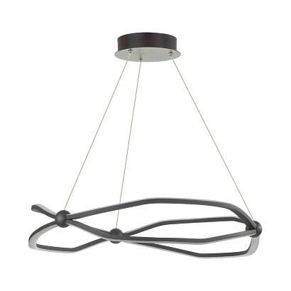 5000/45l l-vision (вне каталога) odl23 черный матовый/металл/пвх люстра led 45w 4000k porta, доставка по Казахстану 