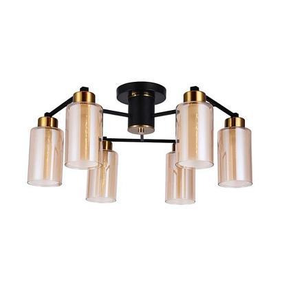 Потолочные Потолочный светильник Arte Lamp LEO A7027PL-6BK, доставка по Казахстану 