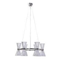 newport 3610 3616/s nickel , подвесной светильник, nickel shade clear glass d65*h26.5 cm e14 12*60w, доставка по Казахстану 