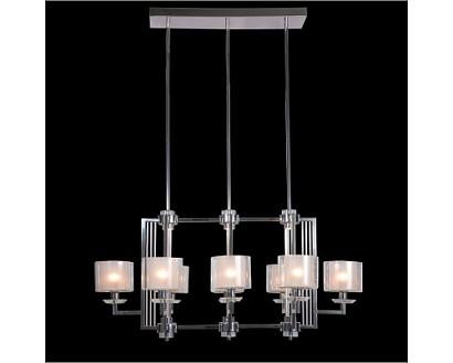 люстры newport 4400 4408/s black glossy , подвесной светильник, black glossy clear crystal clear glass l107*57*h52/160 cm e14 8*60w + led 6*5w, доставка по Казахстану 
