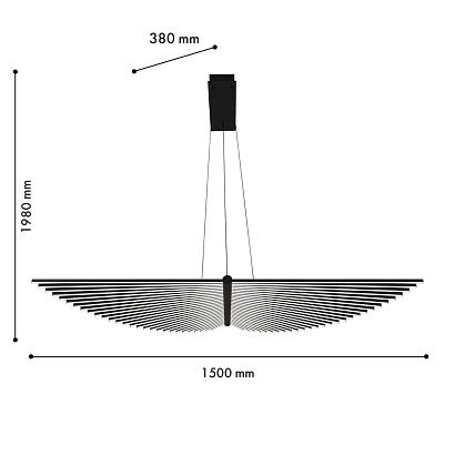 люстры подвесной светильник vingar 4381-1p, доставка по Казахстану 