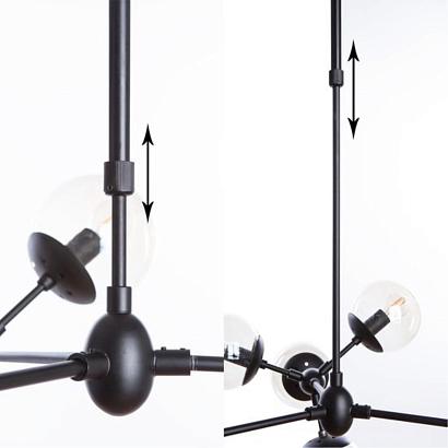 купить Подвесная люстра Arte Lamp BOLLA A1664SP-12BK в Алматы, svet.kz, доставка по Казахстану 