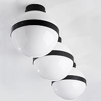 люстры 812117 (mx8131-1a ) люстра globo 1х40w e14 matt black/white (в комплекте), доставка по Казахстану 