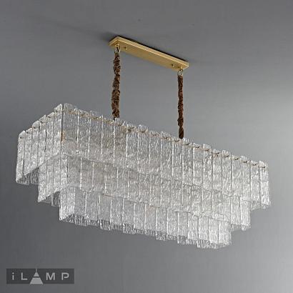 люстры подвесная люстра ilamp manhattan p6315-1200 br, доставка по Казахстану 