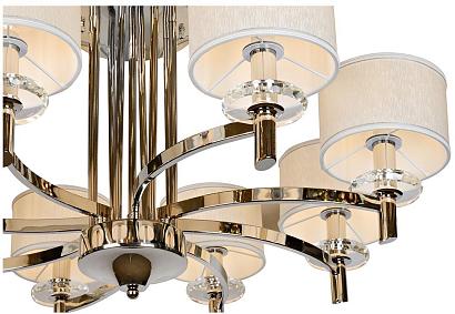 люстры потолочная люстра ilamp fusion 88396/8 cr, доставка по Казахстану 