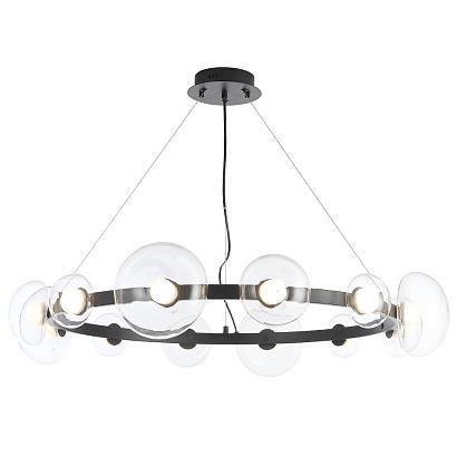 светильник crystal lux bosque sp12 black/transparent crystal lux 0270/312, доставка по Казахстану 