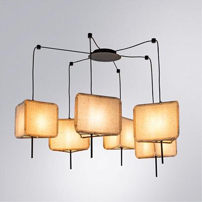 люстры подвесная люстра arte lamp trixie a7084sp-6bk, доставка по Казахстану 