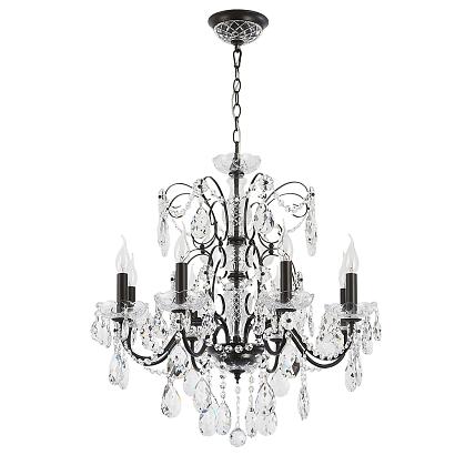 люстра crystal lux odelis sp8 brown crystal lux 2570/308, доставка по Казахстану 