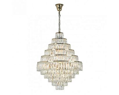 newport 10120 10125+15/c gold , люстра, gold clear crystal d60*h78 cm e14 20*60w, доставка по Казахстану 