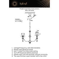 Дополнительная картинка Подвесная люстра Aployt Patricia APL.716.13.05