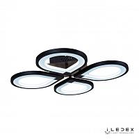 Дополнительная картинка Потолочная светодиодная люстра iLedex Clover 6885/4 BK