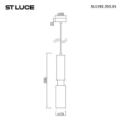 sl1192.353.01 светильник подвесной st-luce , доставка по Казахстану 