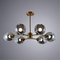 Дополнительная картинка Потолочная люстра Arte Lamp Yuka Smoky A7759PL-6PB