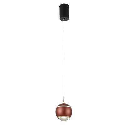 светильник подвесной crystal lux caro sp led red crystal lux 1343/201, доставка по Казахстану 