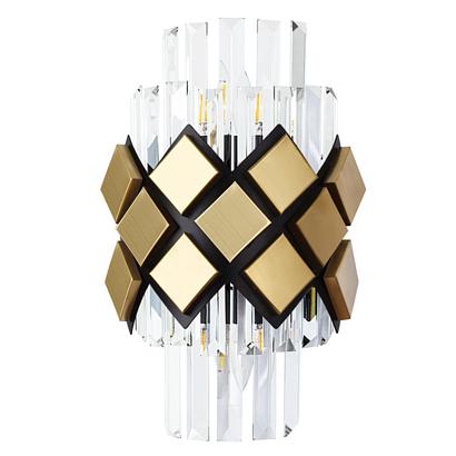Декоративные настенные Настенный светильник Arte Lamp AMELIA A1039AP-2BK, доставка по Казахстану 