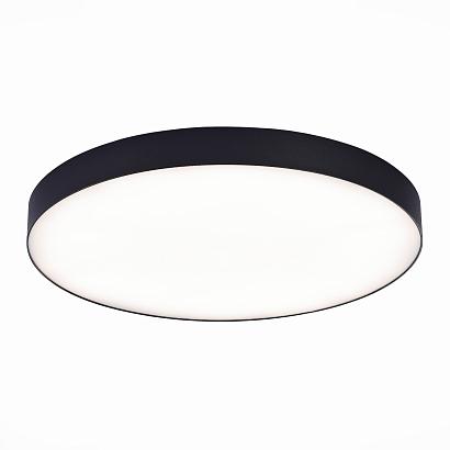 люстры st606.442.96 светильник потолочный черный led 1*96w 4000k 8 640lm ra>85 120° ip20 d600xh55 185-265v, доставка по Казахстану 