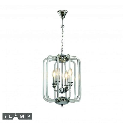Подвесные Подвесная люстра iLamp Mono P2481-4 Chrome, доставка по Казахстану 
