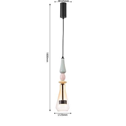 подвесной светильник dolci 4465-1p, доставка по Казахстану 
