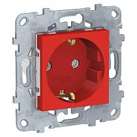 Розетка Schneider Electric Unica New с/з со шторками 16A 250V NU503703 