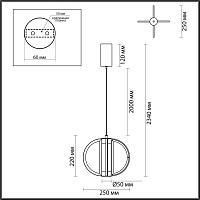 Дополнительная картинка 5447/12L Odeon Light Подвесной светильник TOSCANA