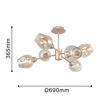 люстры потолочная люстра f-promo tilda 2658-6u, доставка по Казахстану 