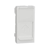 Лицевая панель RJ45 одиночная без коннектора Schneider Electric Unica Modular NU941018 
