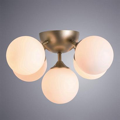 люстры потолочная люстра arte lamp fobos a2704pl-5sg, доставка по Казахстану 