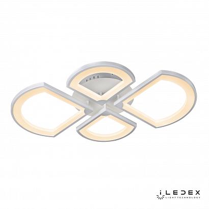 Потолочные Потолочная светодиодная люстра iLedex River X024-4 WH, доставка по Казахстану 