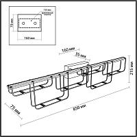 Дополнительная картинка 7060/12WL HIGHTECH Odeon Light Настенный светильник ZAHA