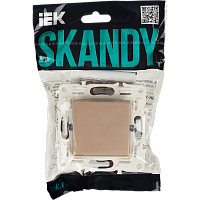 SKANDY Выключ. 1-кл. перекр. 10А SK-V03Sa песоч. IEK 