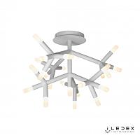 люстры потолочная светодиодная люстра iledex savage fs-017-x25 wh, доставка по Казахстану 