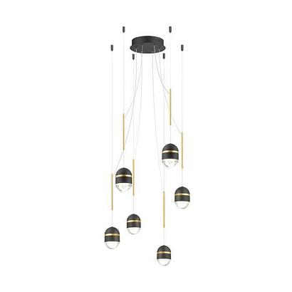подвесная светодиодная люстра odeon light minion 4118/30l, доставка по Казахстану 