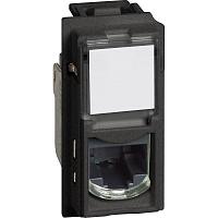Механизм розетки компьютерной RJ45 cat5e UTP 1 модуль 