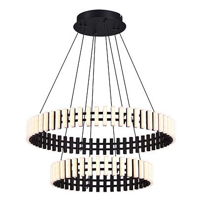 люстры sl6203.403.65 люстра подвесная st-luce черный/белый led 1*65w 3000k, доставка по Казахстану 