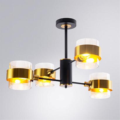 купить Люстра на штанге Arte Lamp CARLO A8205SP-4BK в Алматы, svet.kz, доставка по Казахстану 