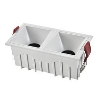 ST757.538.20 Св-к встр. Белый LED 2*10W 60° IP20 L65xW126xH52 85-265V В комплекте Встраиваемые светильники, доставка по Казахстану 
