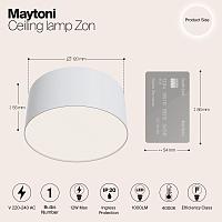Дополнительная картинка Потолочный светодиодный светильник Maytoni Zon C032CL-L12W4K