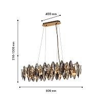 Дополнительная картинка Подвесная люстра Glans 4303-8PC