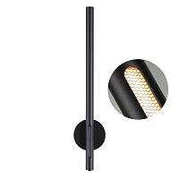 6643/10WL HIGHTECH ODL24 черный/металл/акрил Настенный светильник IP20 LED 12W 3000K 220V MALI