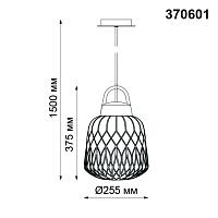 Уличный подвесной светильник Novotech Street Conte 370601