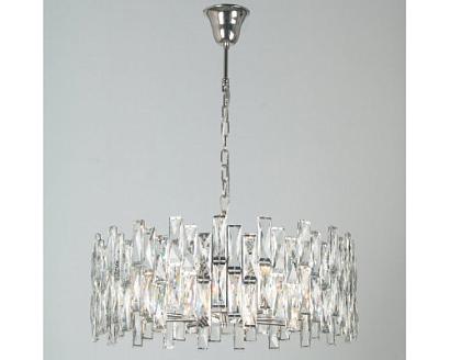 newport 10120 10123+5/c , люстра, chrome clear crystal d63*h26 cm e14 8*40w, доставка по Казахстану 