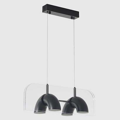 светильник подвесной crystal lux element sp24w led black crystal lux 4020/224, доставка по Казахстану 